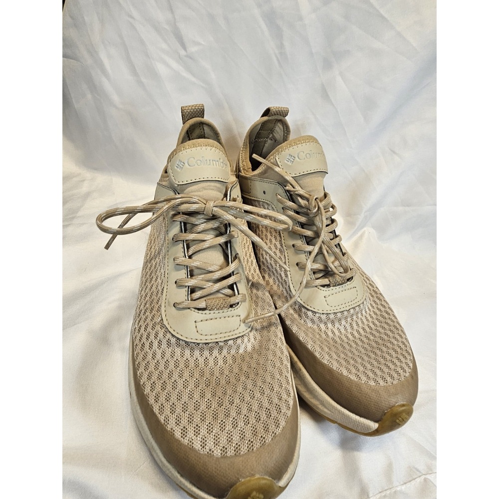 Columbia‎ Vitesse Mens Tan Beige Mesh Athletic Walking Shoes BM0173-271 Size 8